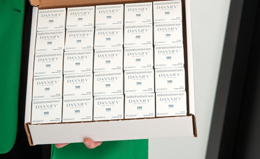 Box with product